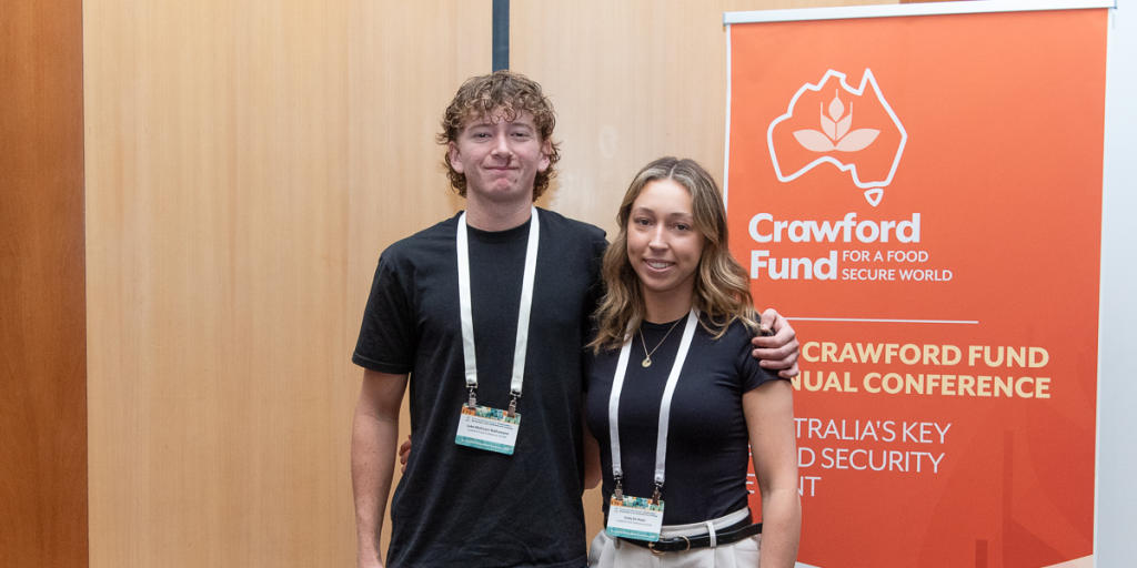 To foster future leaders in agriculture, Gardiner Foundation sponsored two outstanding students, Emily de Haan and Luke Rathsmann, as Crawford Fund scholars for 2024.